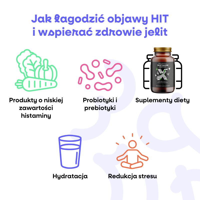 (Polština) Jak zmírnit příznaky HIT a podpořit zdraví střev